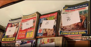 Riviste settimanali vintage da anni '50 a '70