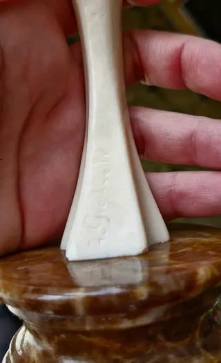 Figura Geisha alabastro Arnaldo Giannelli