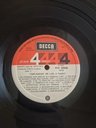 Vinilo Esplendor de las 4 Fases