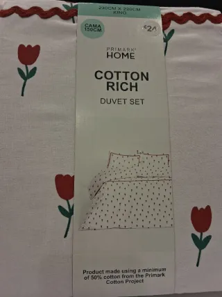 Funda Nórdica Cama 150 Primark Flores