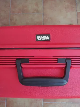 Maleta de viaje roja..Grande