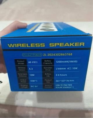 Altavoz Estereo Wireless Stereo Speaker Coche