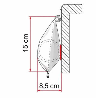 Toldo Fiamma Caravanstore XL 410 RO
