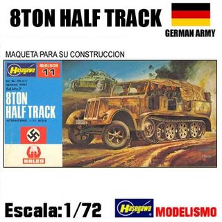 Maqueta 8TON HALF TRACK 1/72 Hasegawa