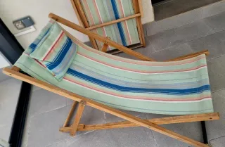 Tumbona de playa/piscina/jardín con cojín móvil