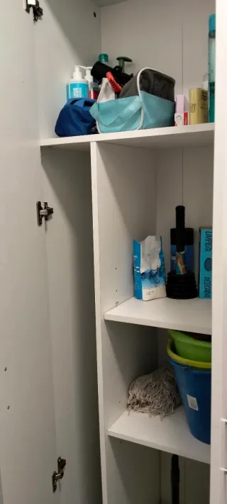 Armario lavadero metal y plástico