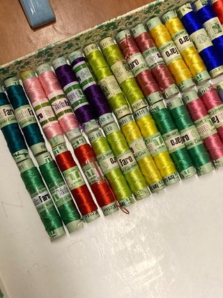 Set 30 rocchetti seta Faro lotto Z