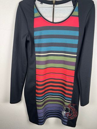 Desigual Abito Donna Taglia S Cotone Elasticizzato