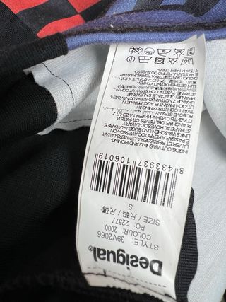 Desigual Abito Donna Taglia S Cotone Elasticizzato