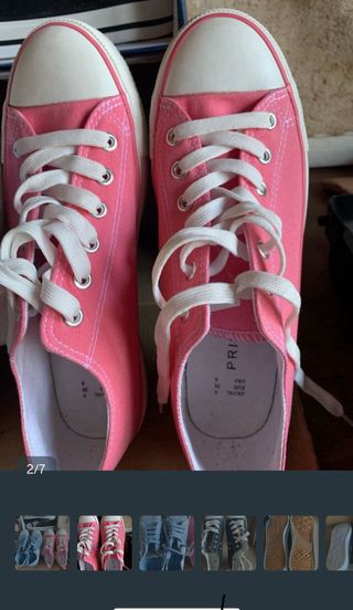 Zapatillas de lona nuevas T. 38