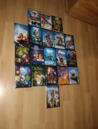 Lote DVDs Disney Películas Infantiles