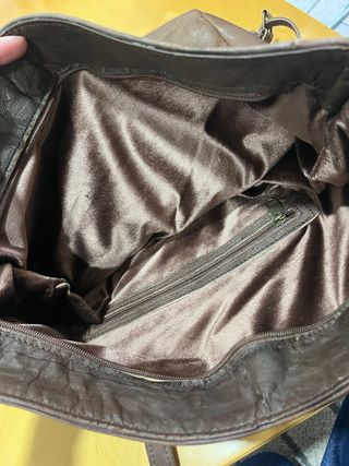 Mochila de cuero vintage