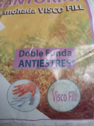 Almohada Santorini Visco Fill 90cm