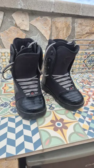 Botas Snowboard Negras y Grises