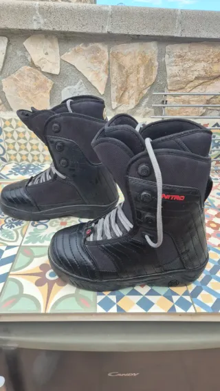 Botas Snowboard Negras y Grises