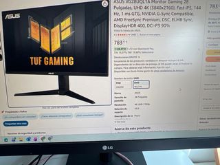Monitor Gaming Asus VG28UQL1A 28 UHD 4K
