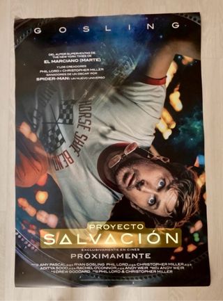 Póster Proyecto Salvación Ryan Gosling