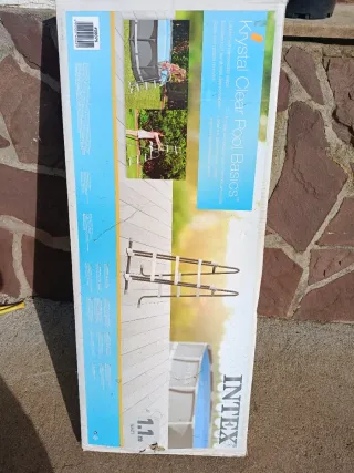 Escalera Intex Krystal Clear 1.1m