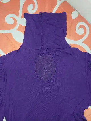 Abito Pure Oxygen viola con cuori