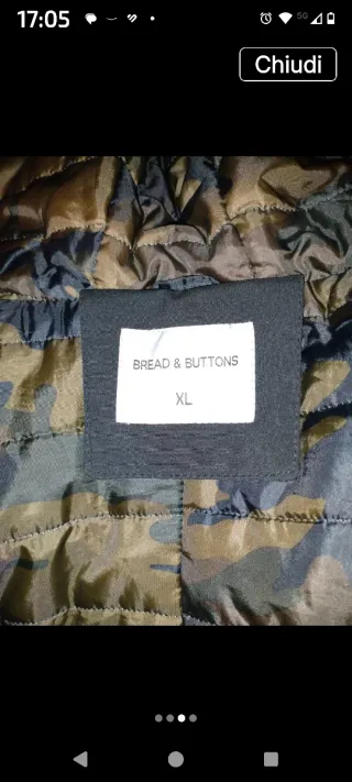 Giacca uomo Bread & Button nera