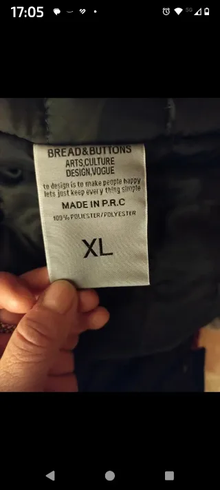 Giacca uomo Bread & Button nera