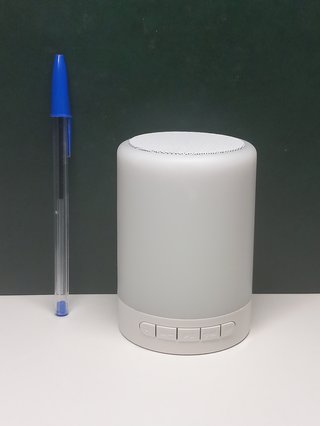 Altavoz portatil con Bluetooth Blanco estetico