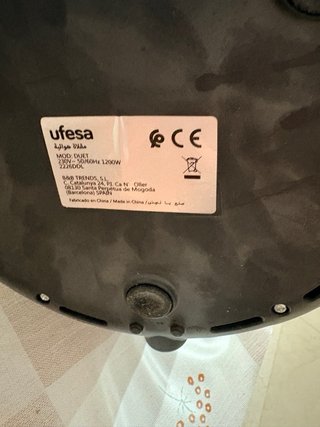 Freidora de aire Ufesa Duet sin usar