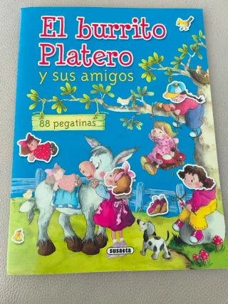 Libro de pegatinas El burrito Platero y sus amigos