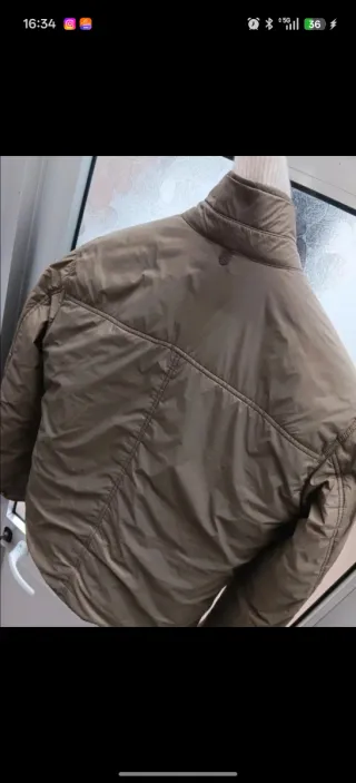 Casaco Massimo Dutti L Castanho/Verde Oliva