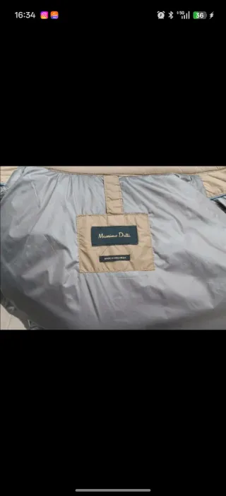 Casaco Massimo Dutti L Castanho/Verde Oliva