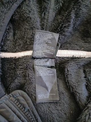 the north face pile zip girls size M 10/12 black