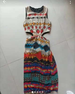 Abito donna Zara fantasia geometrica