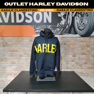 Sudadera Harley Davidson Negra y Amarilla