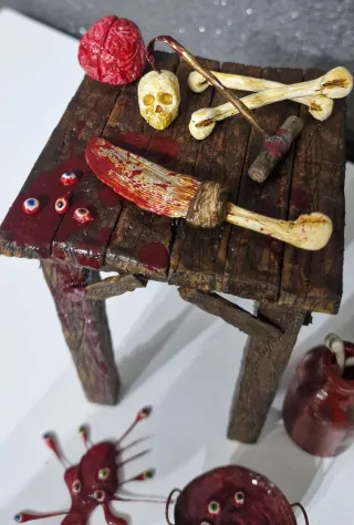 Diorama Leatherface 1/6 La Matanza de Texas
