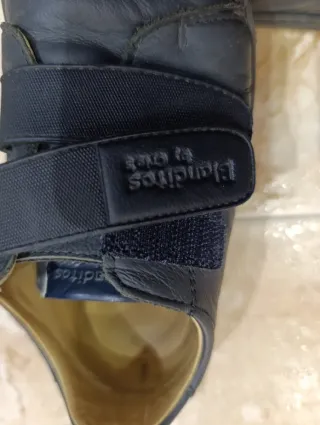 Zapatillas niño azul velcro