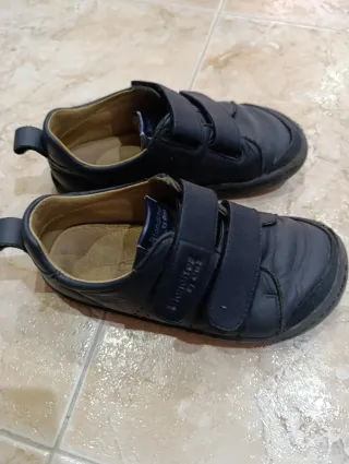 Zapatillas niño azul velcro