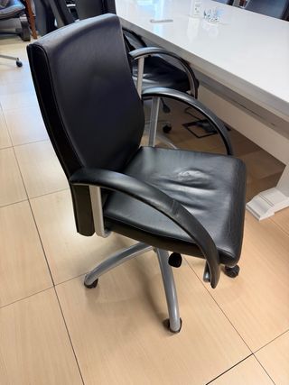 Lote de 8 Sillas de oficina con ruedas