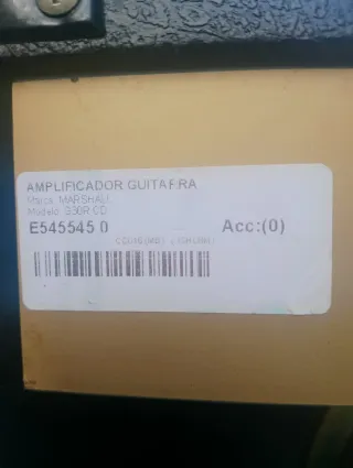 Amplificador Marshall G30R CD