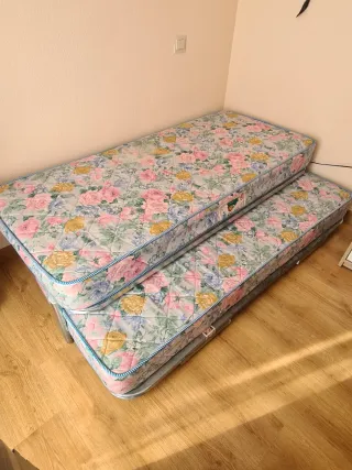 Cama nido con colchones 180x80x15