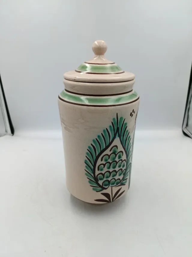 ALBARELO DE CERÁMICA PINTADO A MANO