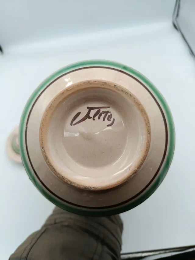 ALBARELO DE CERÁMICA PINTADO A MANO