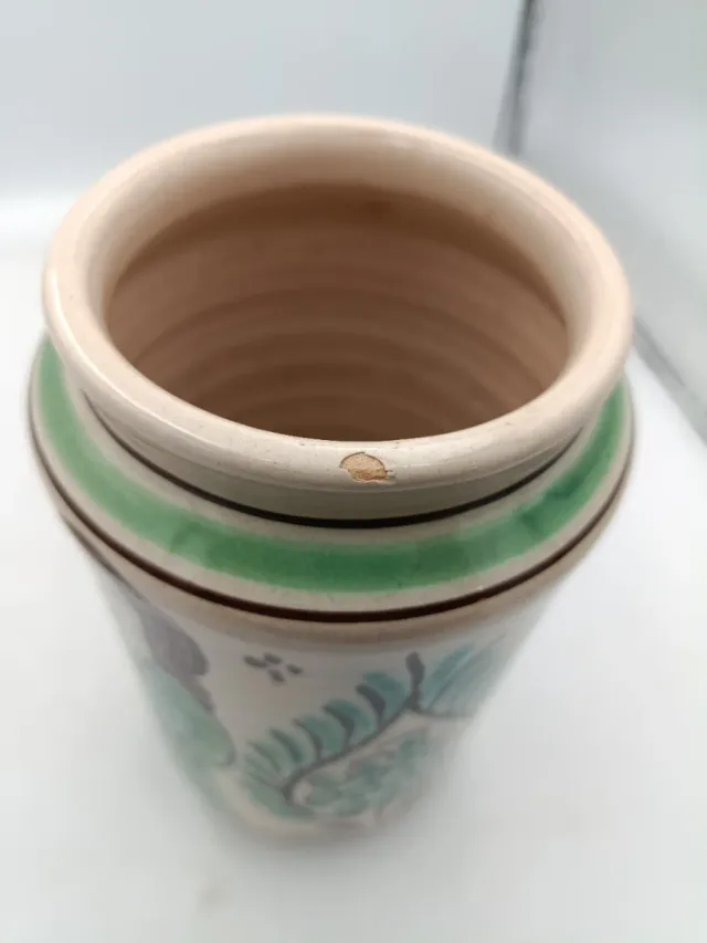 ALBARELO DE CERÁMICA PINTADO A MANO