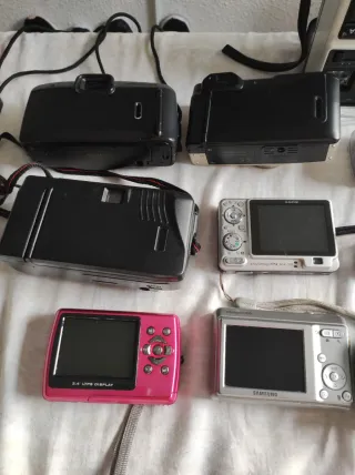 Lote Cámaras Digitales Canon, Kodak, Nikon, etc.