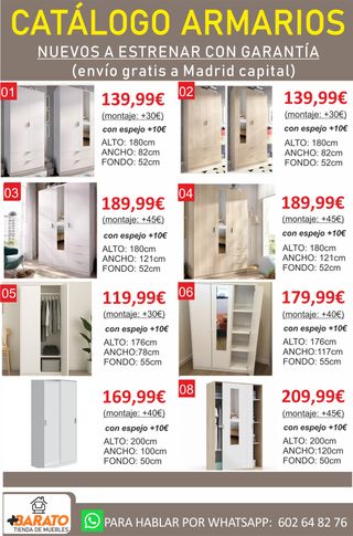 Armario Blanco Nuevo ENTREGA