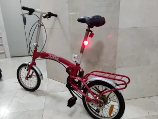 Bicicleta plegable 16'TEEN roja