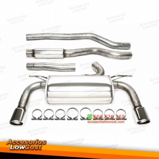 Sistema TA Technix de acero inoxidable 2x90mm apt