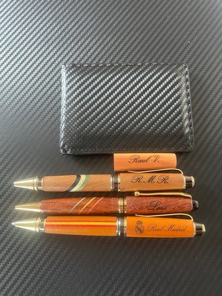Bolígrafo Real Madrid Artesanal Madera