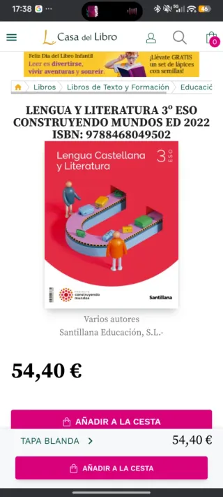 3ESO LENGUA Y LITERATURA CM SANTILLANA