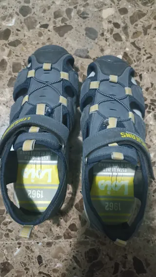 Sandalias Lois Jeans Azul y Gris