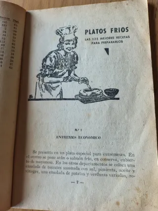 Librito de recetas El Ama de Casa